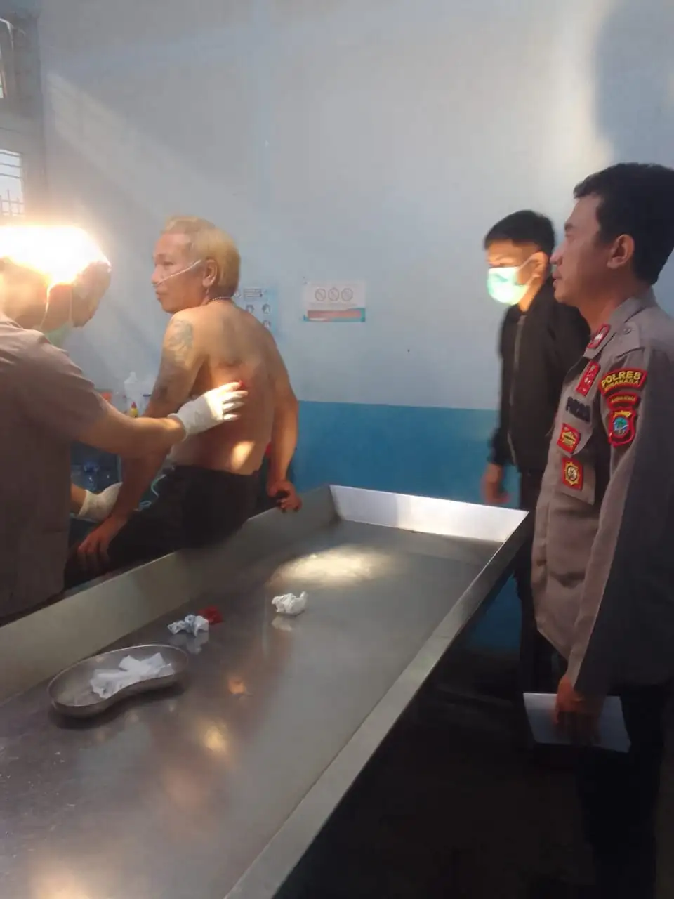 Penganiayaan di Desa Atep Satu, Polisi Amankan Pelaku dengan Senjata Tajam Bambu